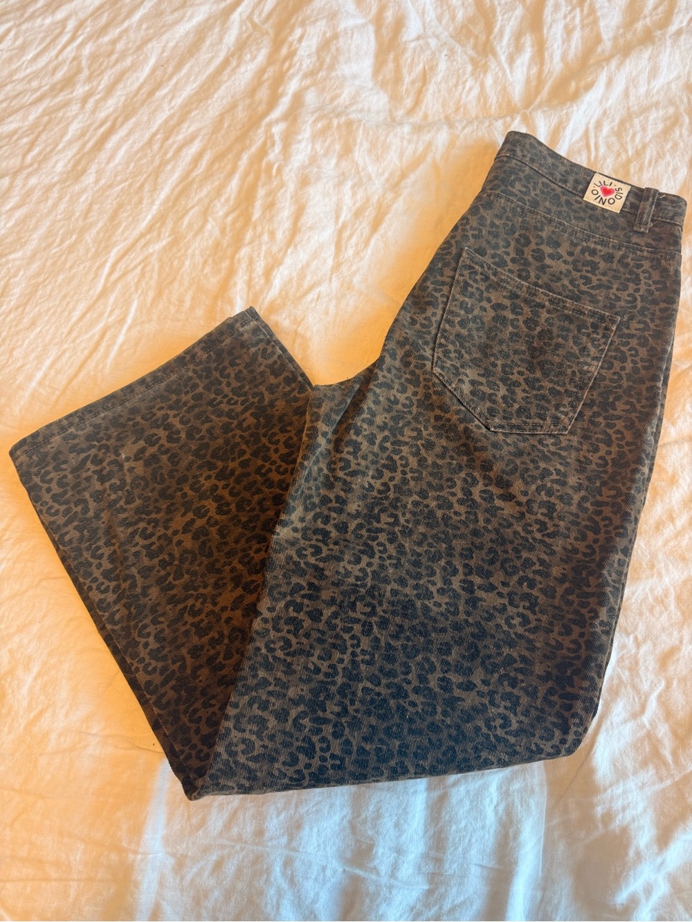Leopard Print Jeans
